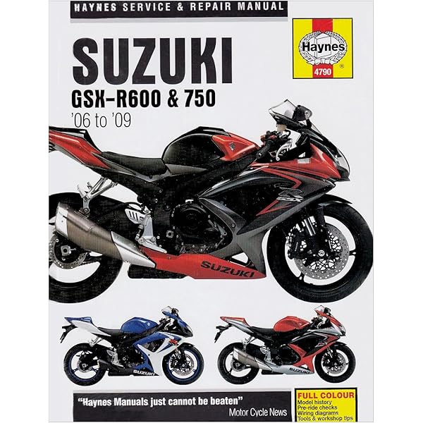 Suzuki GSX-R600 & GSX-R750 from 2006-2016 Haynes Repair Manual